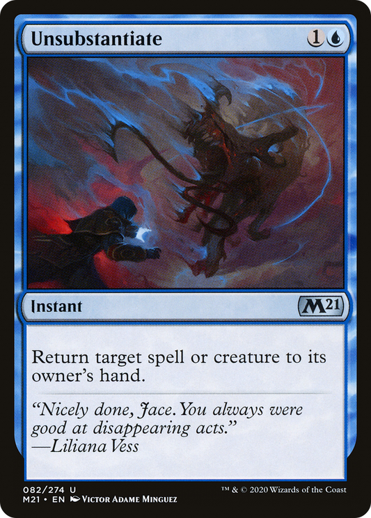 Unsubstantiate [Core Set 2021] Foil