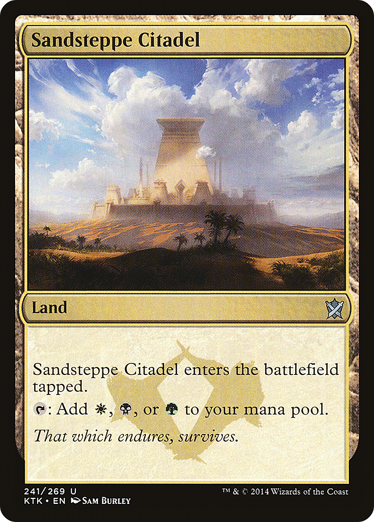 Sandsteppe Citadel (241) Foil - Khans of Tarkir
