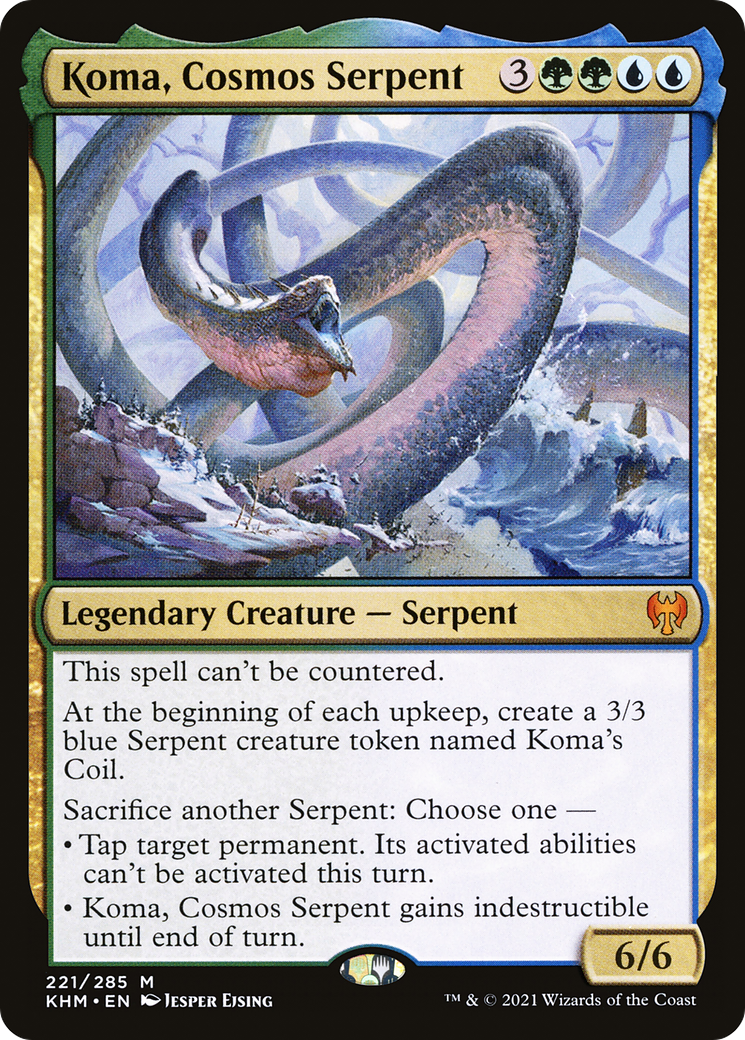 Koma, Cosmos Serpent [Kaldheim] | Silver Goblin