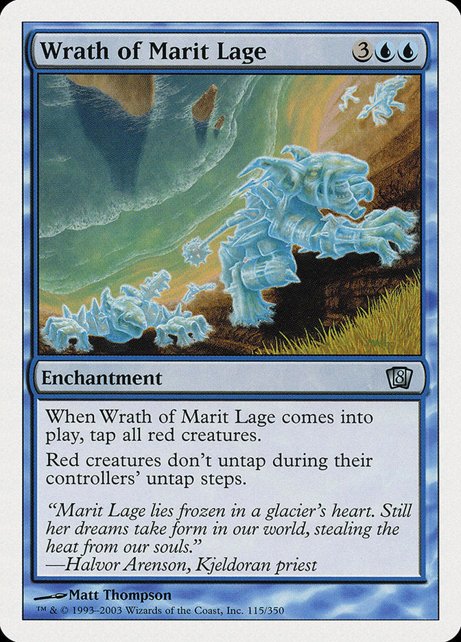 Wrath of Marit Lage [Eighth Edition] Foil