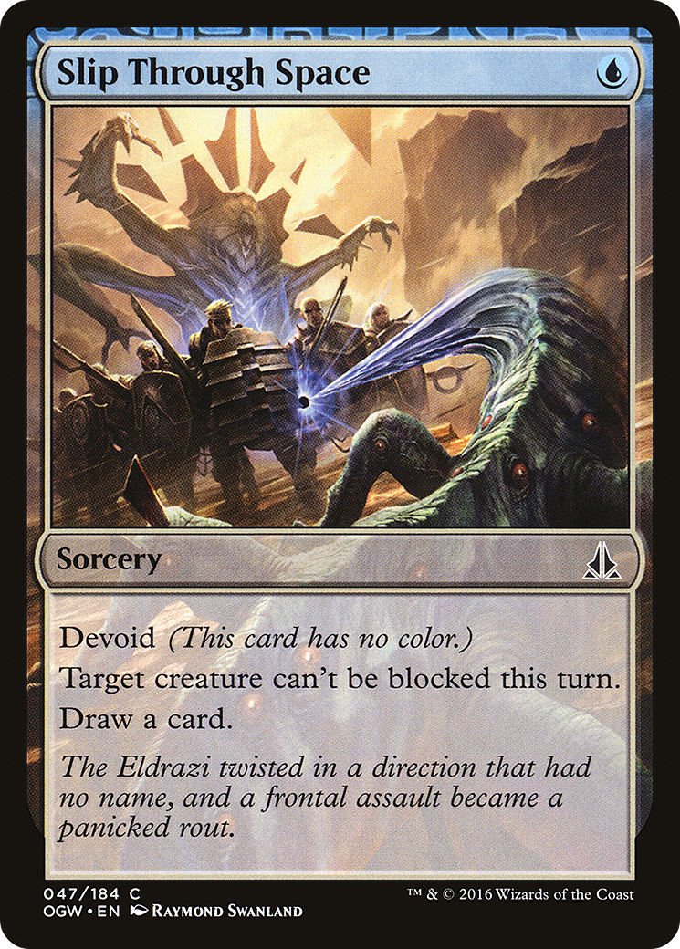 Slip Through Space (047) Foil - Oath of the Gatewatch