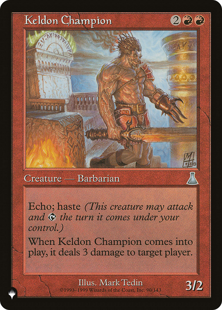 Keldon Champion [The List Reprints] | Silver Goblin