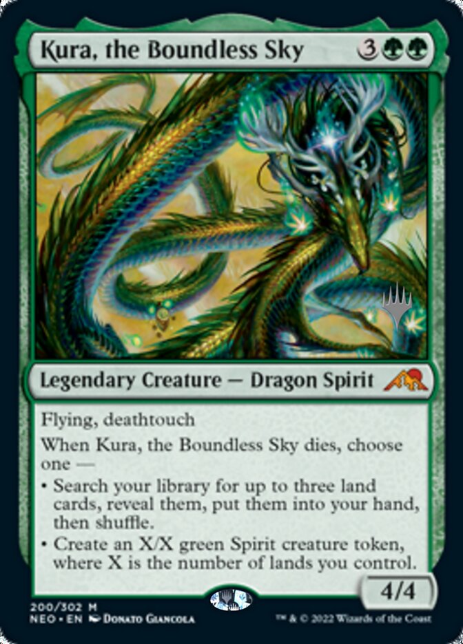 Kura, the Boundless Sky (Promo Pack) [Kamigawa: Neon Dynasty Promos] | Silver Goblin