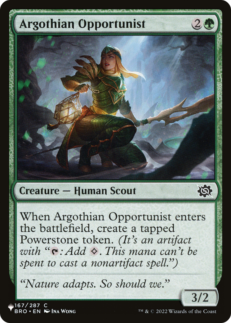 Argothian Opportunist [The List] | Silver Goblin