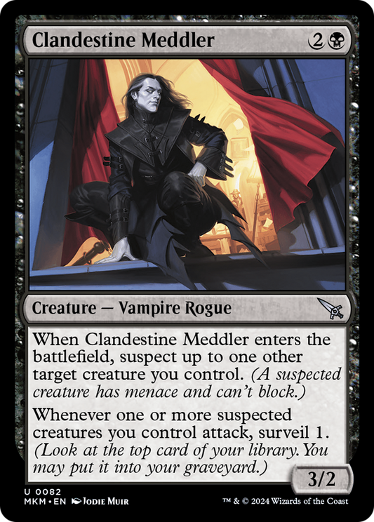 Clandestine Meddler (Red) [Murders at Karlov Manor] Foil