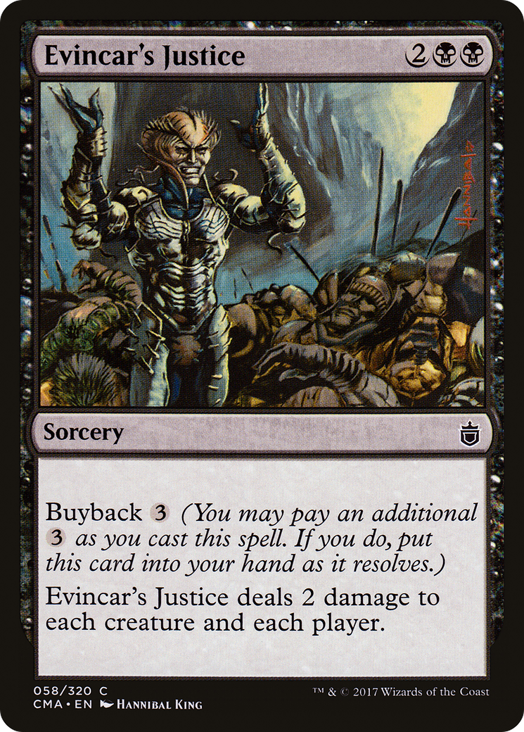 Evincar's Justice [Commander Anthology] | Silver Goblin