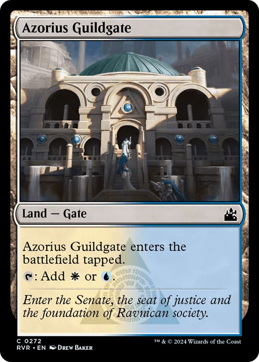 Azorius Guildgate [Ravnica Remastered] Foil
