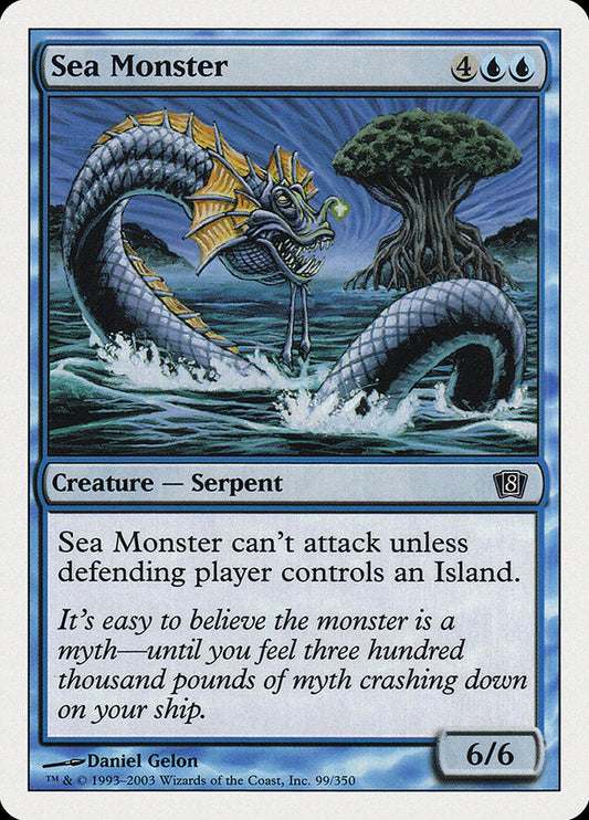Sea Monster [Eighth Edition] Foil