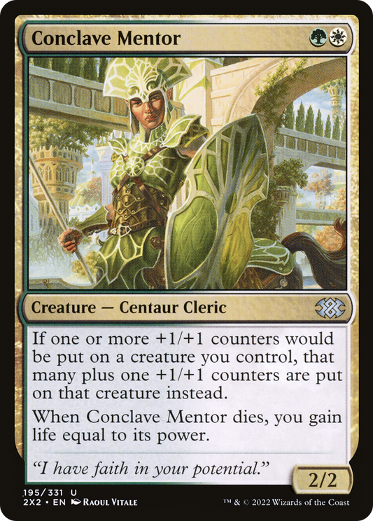 Conclave Mentor [Double Masters 2022] Foil