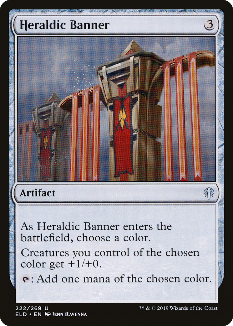 Heraldic Banner [Throne of Eldraine] | Silver Goblin