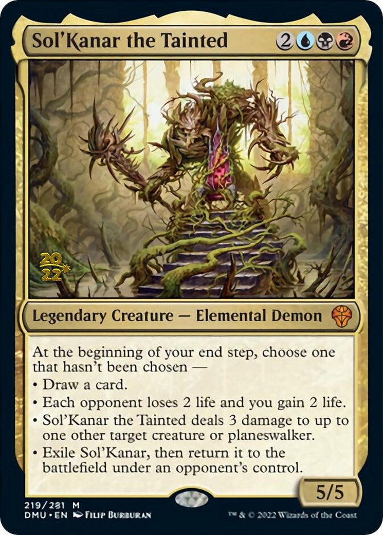 Sol'Kanar the Tainted [Dominaria United Prerelease Promos] | Silver Goblin