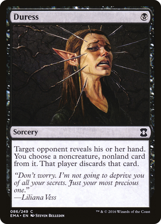 Duress (086) Foil - Eternal Masters