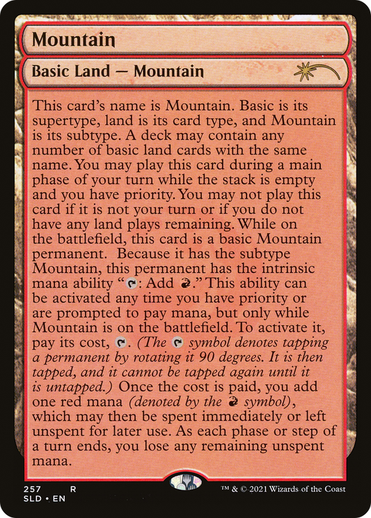 Mountain (257) [Secret Lair Drop Series] Foil