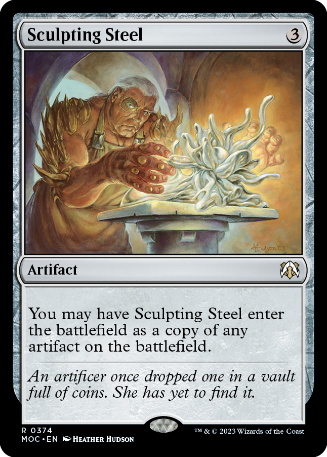 Sculpting Steel [March of the Machine Commander] | Silver Goblin