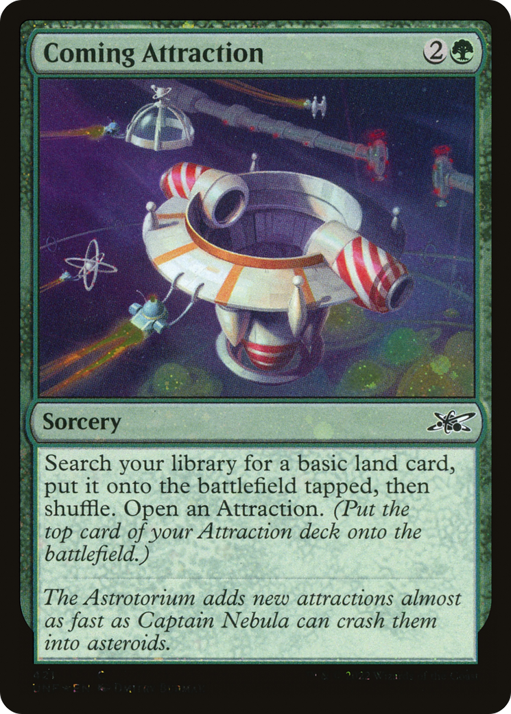 Coming Attraction (Galaxy Foil) [Unfinity]