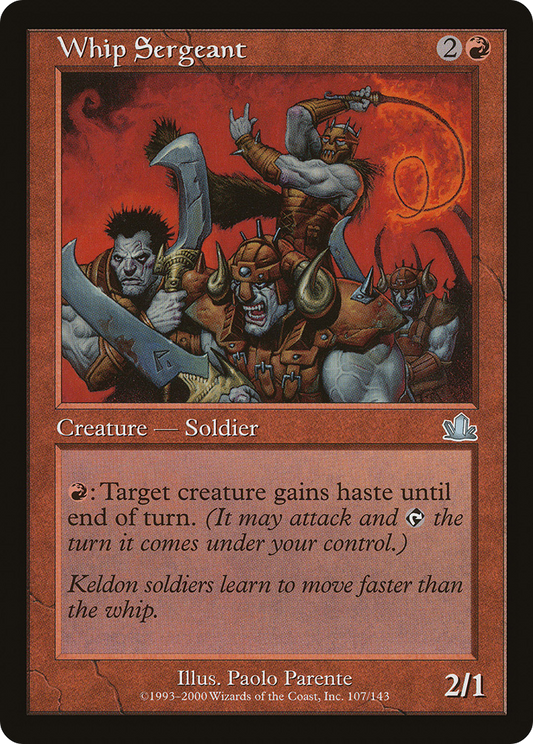 Whip Sergeant [Prophecy] Foil