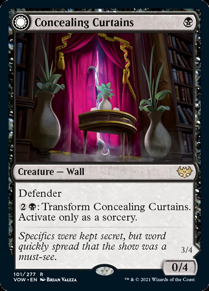 Concealing Curtains // Revealing Eye [Innistrad: Crimson Vow] Foil