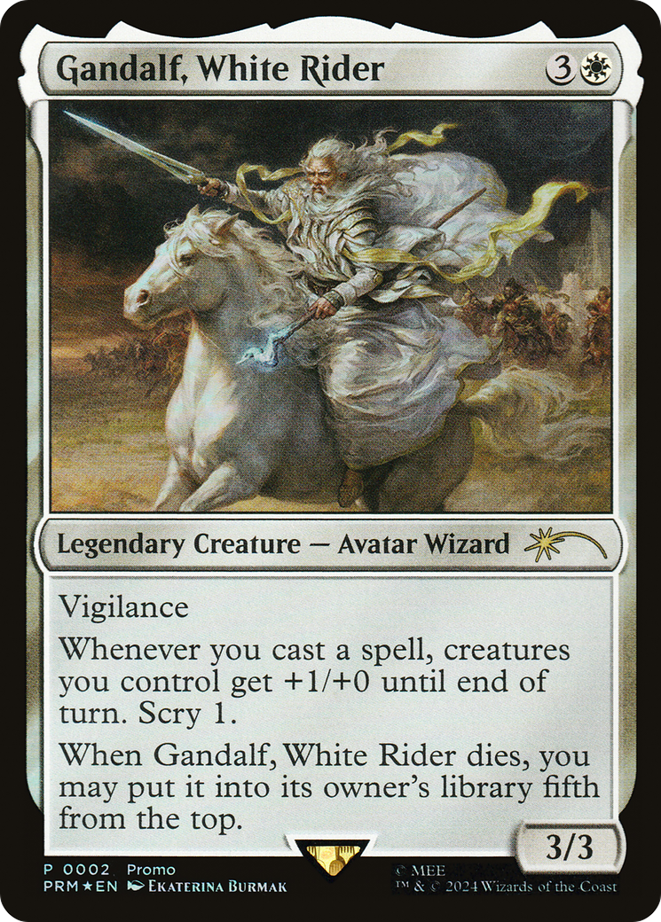 Gandalf, White Rider [Resale Promos]