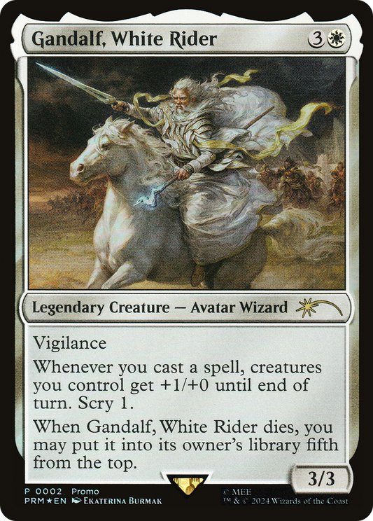 Gandalf, White Rider [Resale Promos]