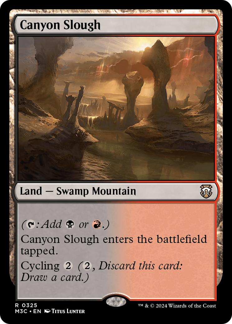 Canyon Slough [Modern Horizons 3 Commander] | Silver Goblin