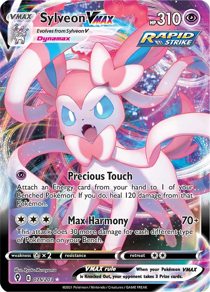 Sylveon VMAX (075/203) [Sword & Shield: Evolving Skies] | Silver Goblin