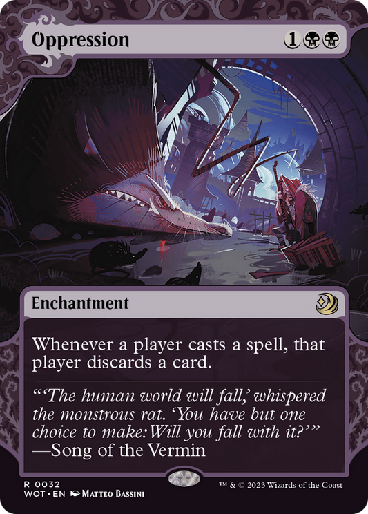 Oppression [Wilds of Eldraine: Enchanting Tales] Foil