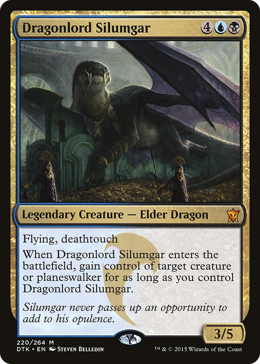 Dragonlord Silumgar [Dragons of Tarkir] Foil
