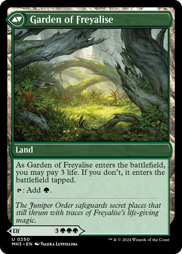 Disciple of Freyalise // Garden of Freyalise (250)