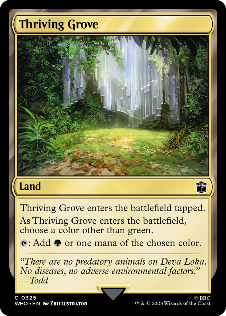 Thriving Grove [Doctor Who] | Silver Goblin