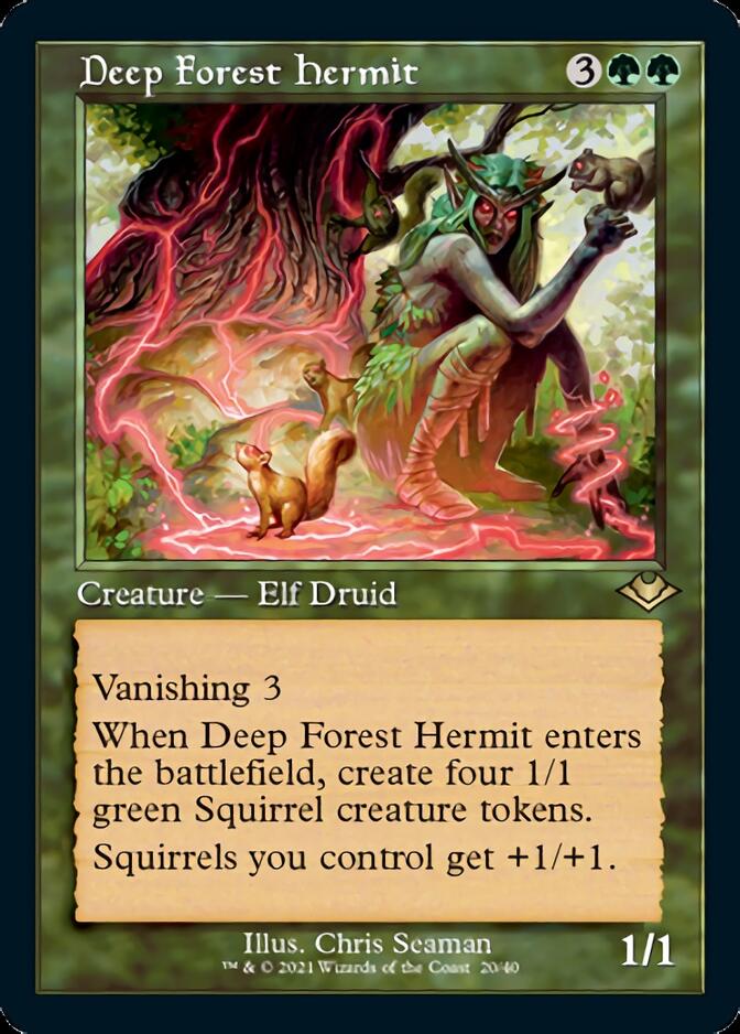Deep Forest Hermit (Retro Foil Etched) [Modern Horizons 2] | Silver Goblin