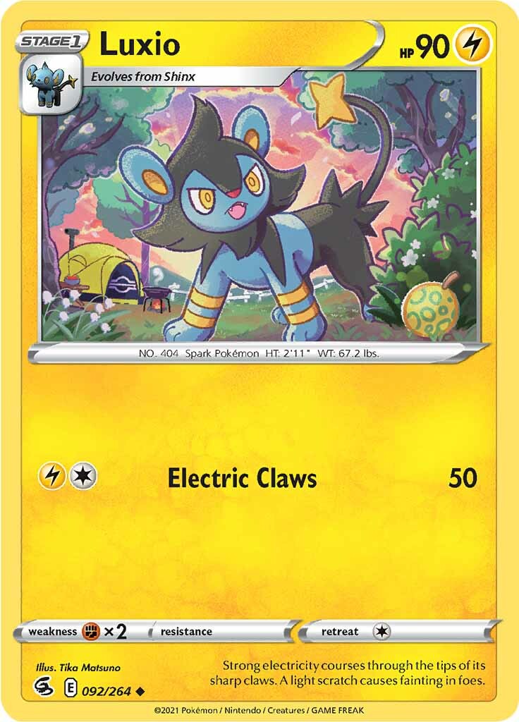 Luxio (092/264) [Sword & Shield: Fusion Strike] | Silver Goblin