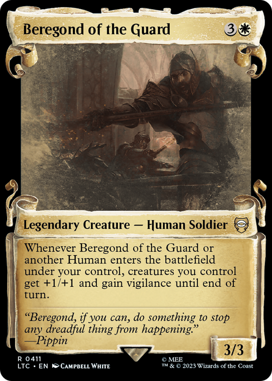 Beregond of the Guard [The Lord of the Rings: Tales of Middle-Earth Commander Showcase Scrolls] Foil