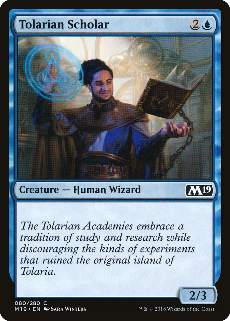 Tolarian Scholar (080) - Core Set 2019