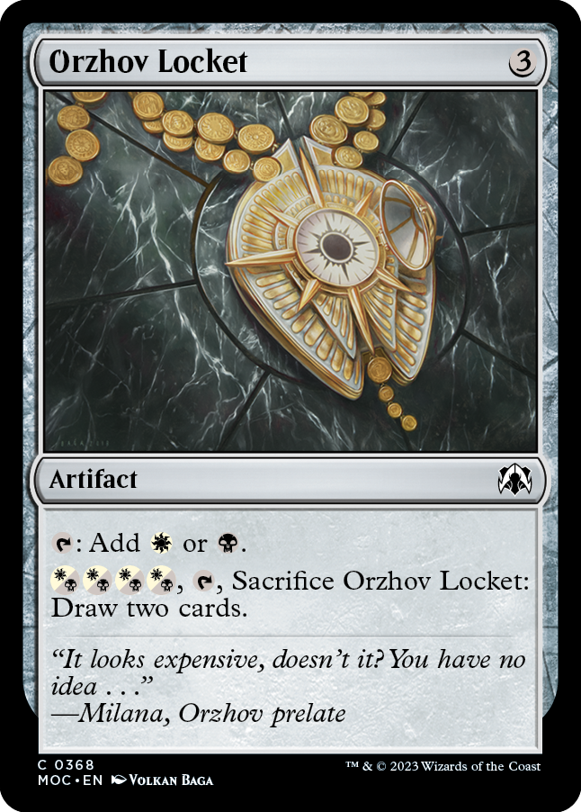 Orzhov Locket [March of the Machine Commander] | Silver Goblin