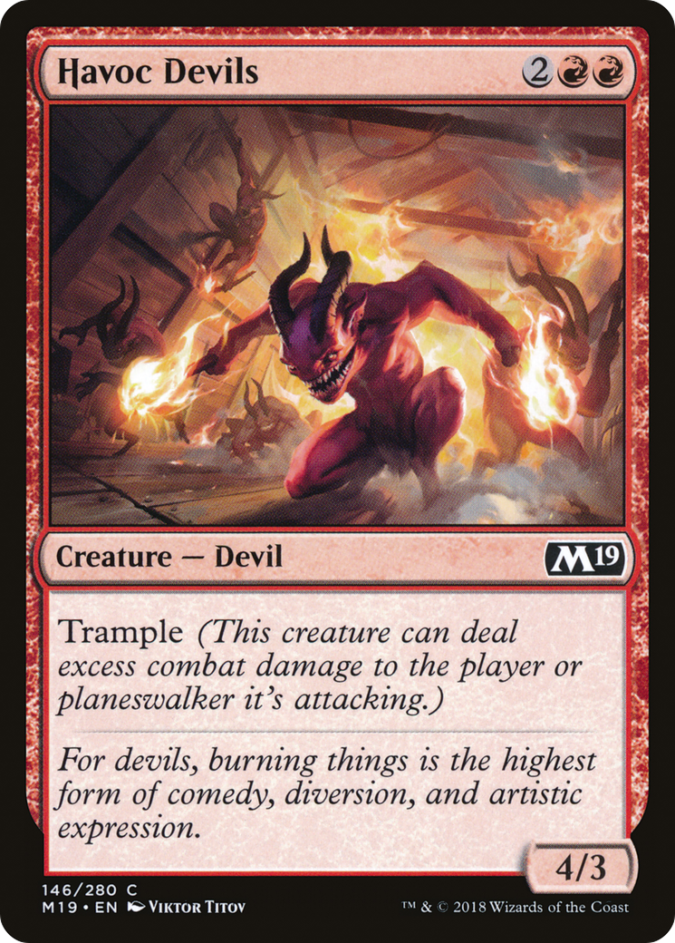 Havoc Devils [Core Set 2019] Foil