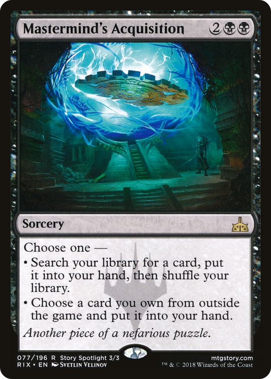 Mastermind's Acquisition [Rivals of Ixalan] Foil