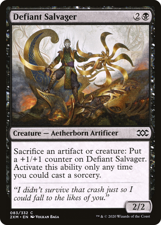 Defiant Salvager [Double Masters] Foil