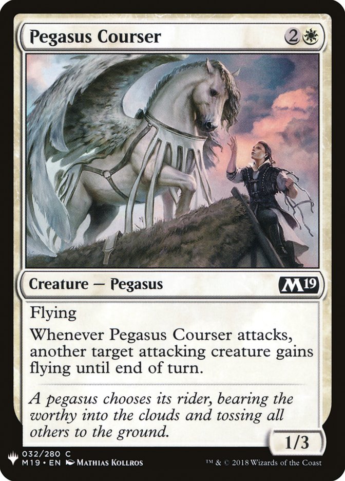Pegasus Courser [Mystery Booster] | Silver Goblin