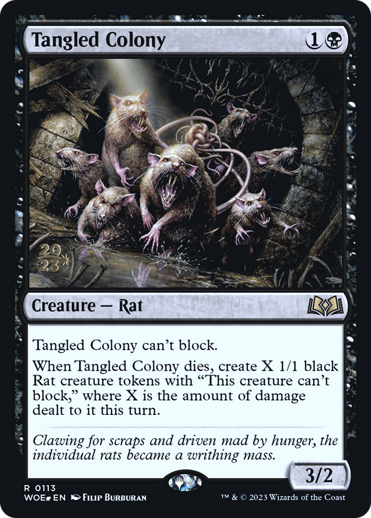 Tangled Colony [Wilds of Eldraine Prerelease Promos] | Silver Goblin