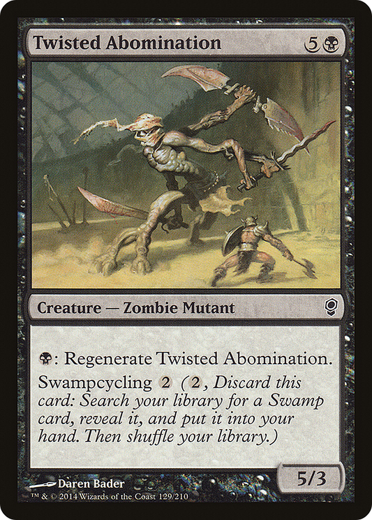 Twisted Abomination [Conspiracy] Foil