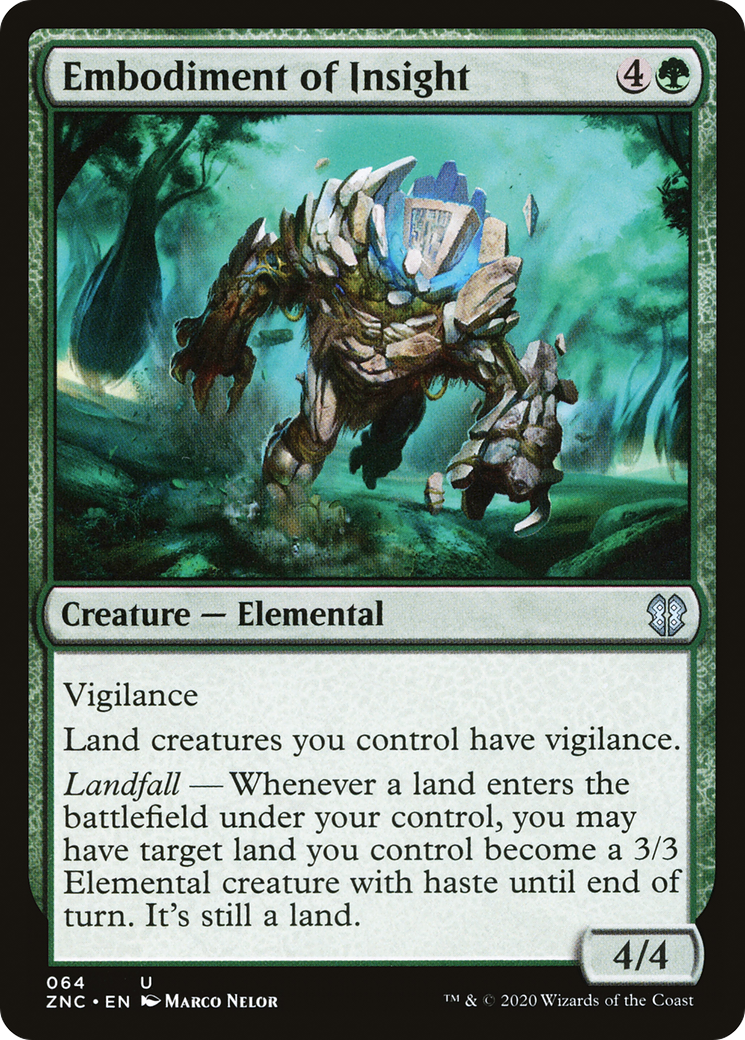 Embodiment of Insight [Zendikar Rising Commander] | Silver Goblin