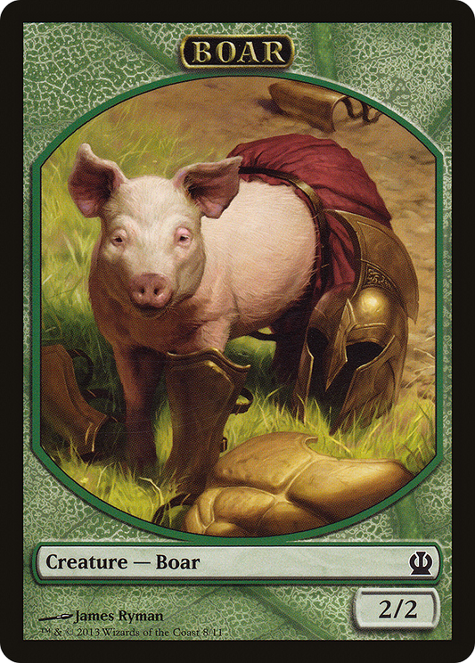 Boar (008) - Theros Tokens