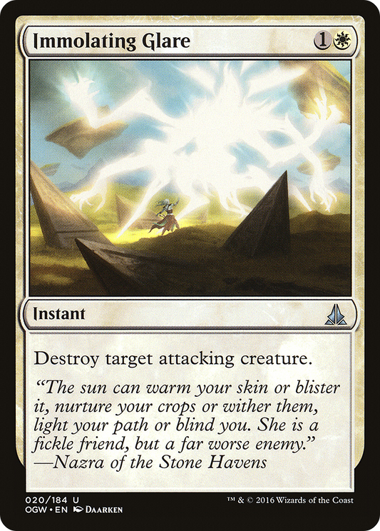 Immolating Glare [Oath of the Gatewatch] Foil