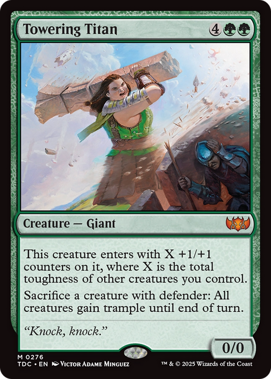 Towering Titan (276) - Commander: Tarkir: Dragonstorm