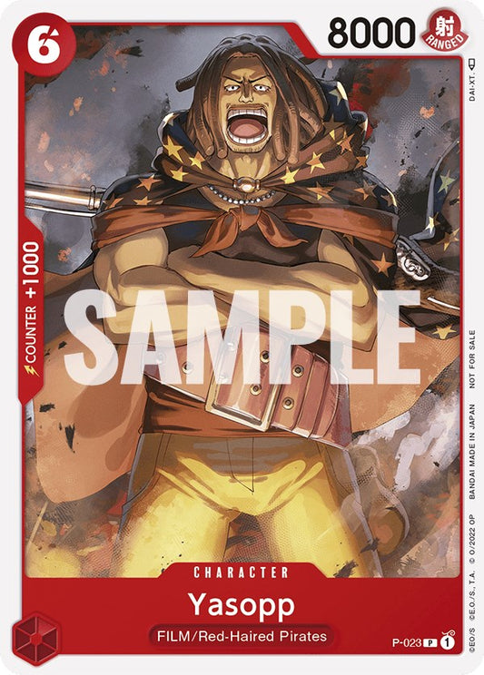 Yasopp (One Piece Film Red)  (P-023) - One Piece Promotion Cards