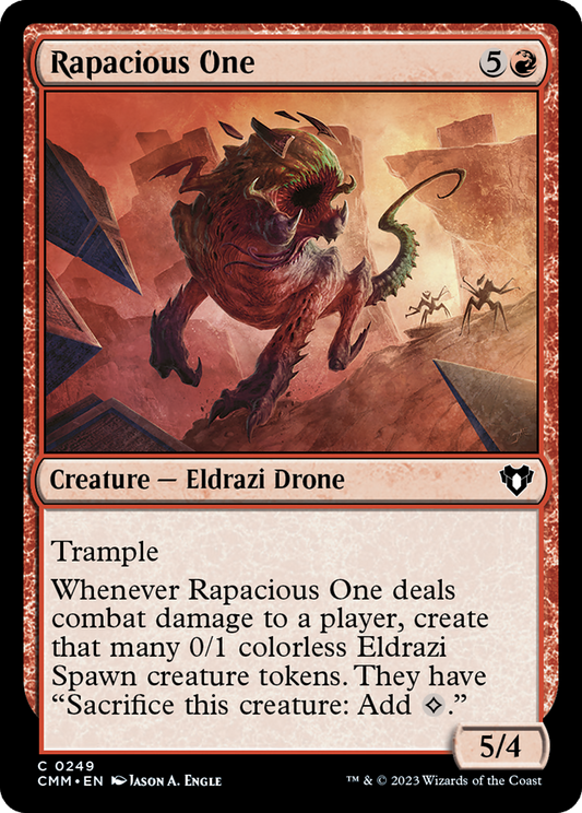 Rapacious One [Commander Masters] Foil