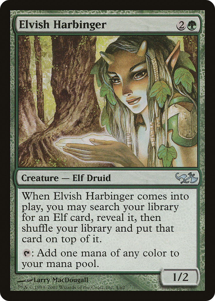 Elvish Harbinger [Duel Decks: Elves vs. Goblins] | Silver Goblin