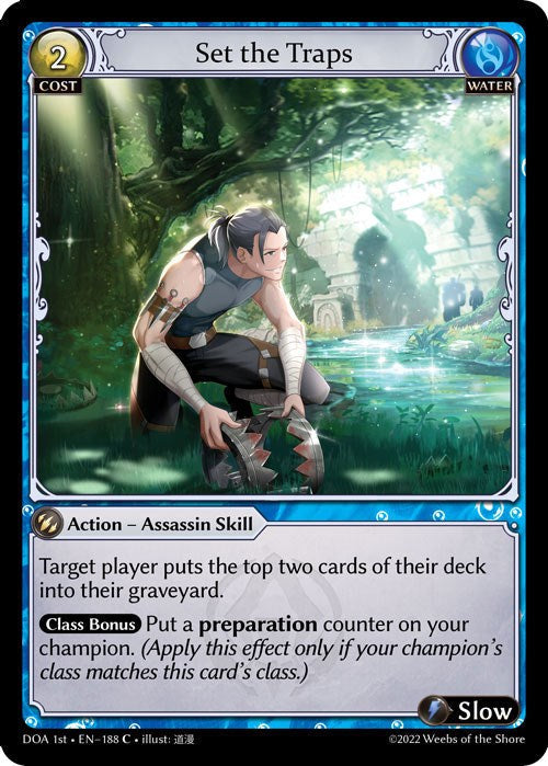 Set the Traps (188) [Dawn of Ashes: 1st Edition] Foil