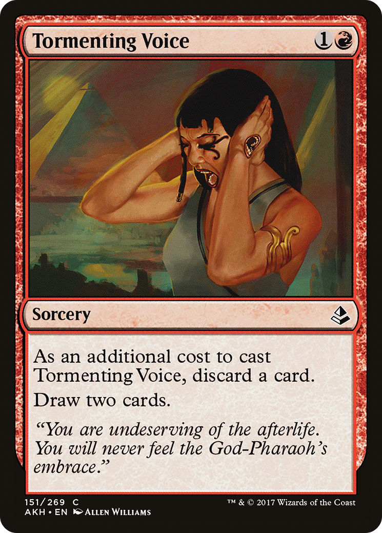 Tormenting Voice (151) Foil - Amonkhet