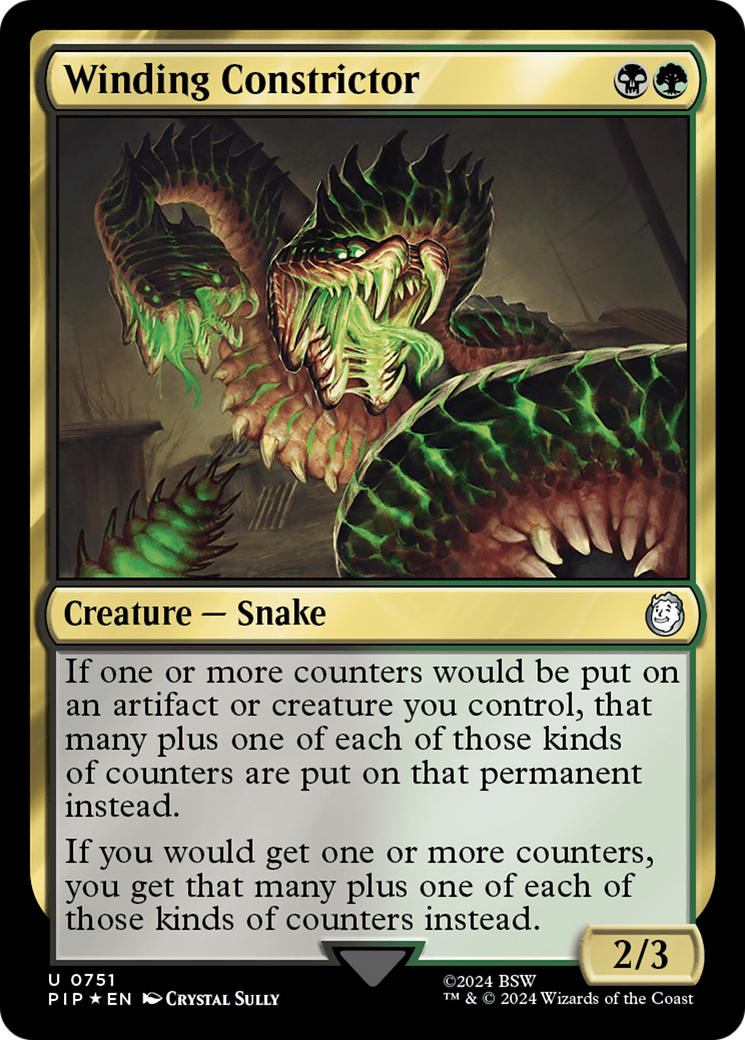 Winding Constrictor (Surge Foil) [Fallout] | Silver Goblin